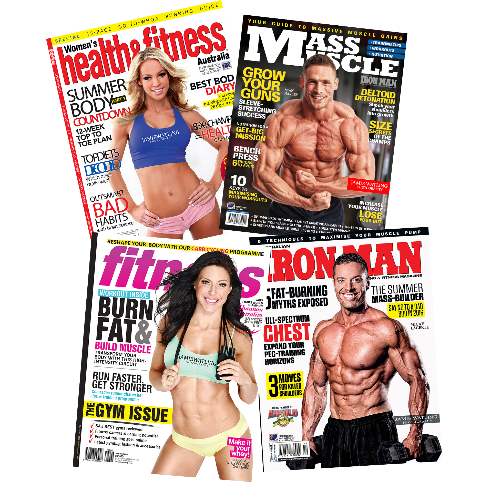 Jamie Watling Photography Magazine fitness cover